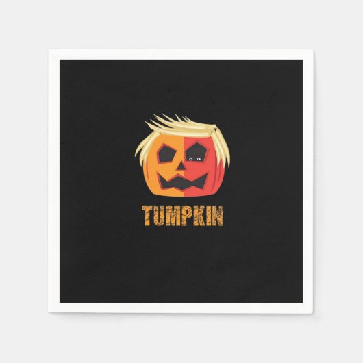 Serviette En Papier Halloween Trumpkin (Devant)