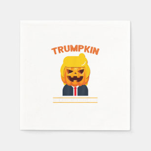 Serviette En Papier Halloween Trumpkin drôle Citrouille Halloween