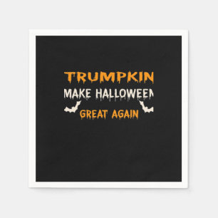 Serviette En Papier Halloween Trumpkin drôle Faire Halloween grand Aga