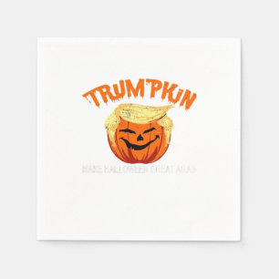 Serviette En Papier Halloween Trumpkin rendre Halloween grand à nouvea