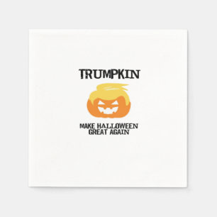 Serviette En Papier Halloween Trumpkin V3