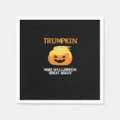 Serviette En Papier Halloween Trumpkin V3 (Devant)