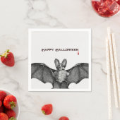 Serviette En Papier Halloween Vampire Bat (En situation)