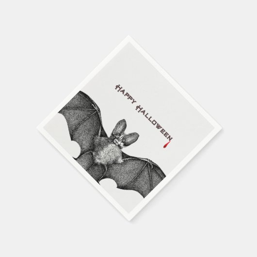Serviette En Papier Halloween Vampire Bat (Coin)