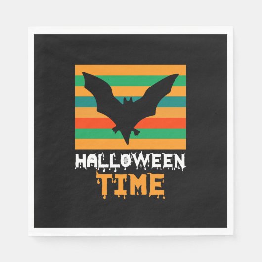 Serviette En Papier Halloween Vintage (Devant)