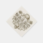 Serviette En Papier Halloween vintage (Coin)