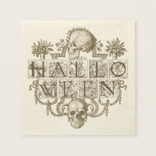 Serviette En Papier Halloween vintage