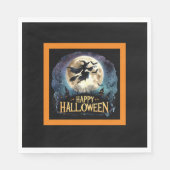 Serviette En Papier Halloween Witch (Devant)