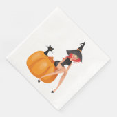 SERVIETTE EN PAPIER HALLOWEEN WITCH (Coin)