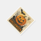 Serviette En Papier Halloween with a sensual collage technique (Coin)