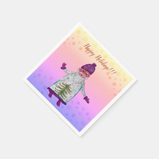 Serviette En Papier Hally Holidays Santa Claus Napkins (Coin)