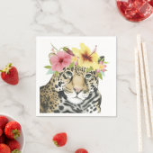 Serviette En Papier Halo tropical | Sweet Cheetah (En situation)