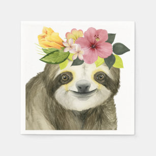 Serviette En Papier Halo tropical Sweet Sloth