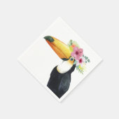 Serviette En Papier Halo tropical - Toucan (Coin)