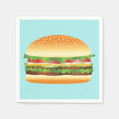 Serviette En Papier Hamburger (Devant)