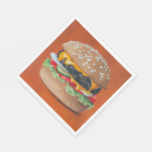 Serviette En Papier Hamburger Illustration papier serviettes (Coin)