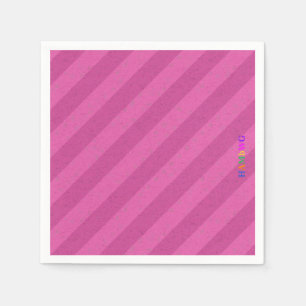 Serviette En Papier HAMbyWG - Papier Napkin - Framboise