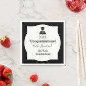 Serviette En Papier HAMbyWG - Papier Napkin - Graduation (En situation)