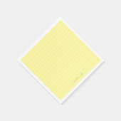 Serviette En Papier HAMbyWG - Papier Napkin - Grilles jaunes (Coin)