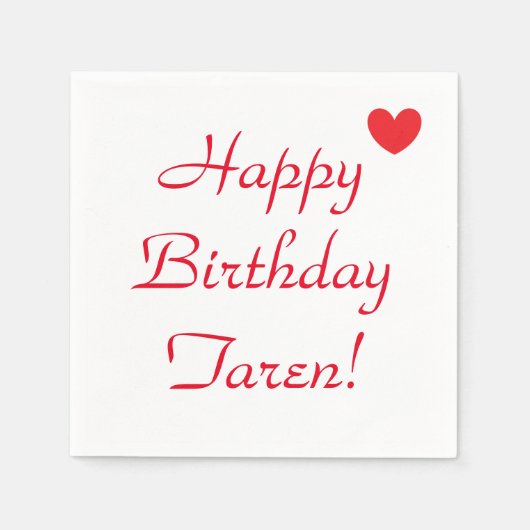 Serviette En Papier HAMbyWhiteGlove - Papier Napkin - Golf (Devant)