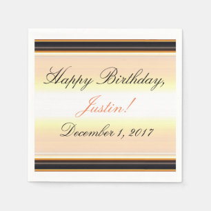 Serviette En Papier HAMbyWhiteGlove - Papier Napkin - Personnalisé