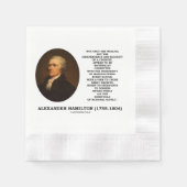 Serviette En Papier Hamilton Wealth Independence Security Manufactures (Devant)