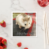 Serviette En Papier Hammyville - Cute Hamster (En situation)