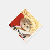 Serviette En Papier Hammyville - Cute Hamster (Coin)
