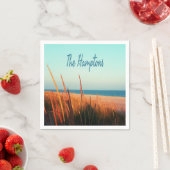 Serviette En Papier Hamptons Beach Long Island New York (En situation)
