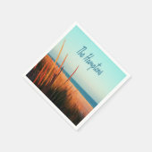 Serviette En Papier Hamptons Beach Long Island New York (Coin)