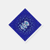Serviette En Papier Hamsa Hand-Evil Eye Amulet (Coin)