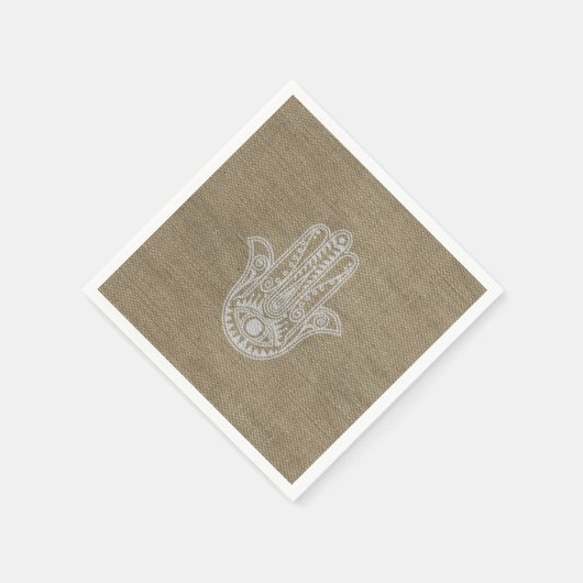 Serviette En Papier HAMSA Main de Fatima symbole amulet (Coin)