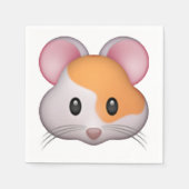 Serviette En Papier Hamster - Emoji (Devant)