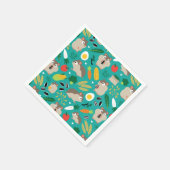 Serviette En Papier Hamsters Et Leurs Traitements (Coin)