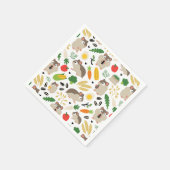 Serviette En Papier Hamsters Et Leurs Traitements (Coin)