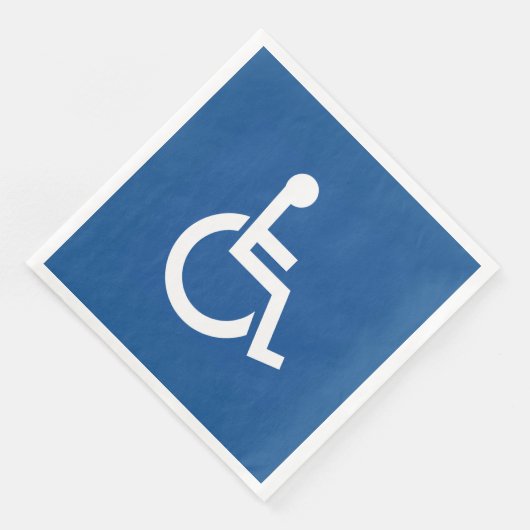 Serviette En Papier Handicapé (Coin)