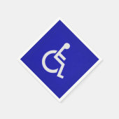 Serviette En Papier Handicapés handicapés (Coin)