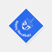 Serviette En Papier Hanoukka Dreidel Bleu blanc 4Debby (Coin)