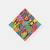 Serviette En Papier Hanoukka Happy Bright Art (Coin)