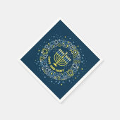 Serviette En Papier Hanoukka Menorah Papier serviettes, serviette d'hô (Coin)