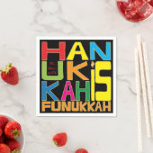 Serviette En Papier Hanoukka Napkin Personnaliser "Hanoukka Is Funukka (En situation)