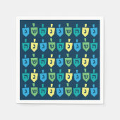 Serviette En Papier Hanukkah Dreidel Party Napkins (Devant)