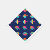 Serviette En Papier Hanukkiah Happy Hanukkah Jewish dreidel Menorah (Coin)