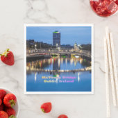 Serviette En Papier Ha'Penny Bridge, Dublin, Irlande (En situation)