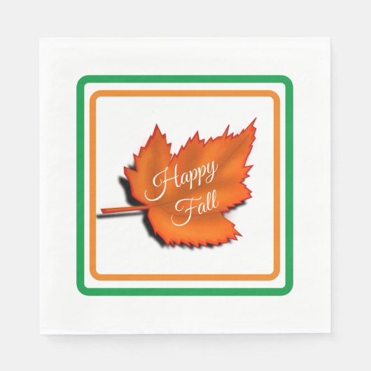 Serviette En Papier Happy (Devant)