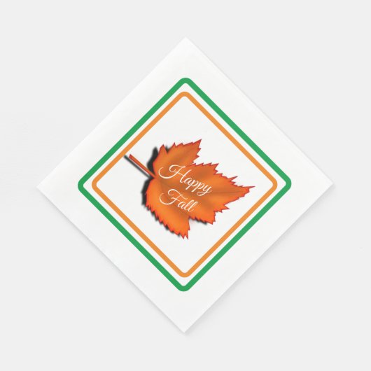 Serviette En Papier Happy (Coin)