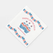 Serviette En Papier Happy 4 juillet Papier Napkin (Coin)