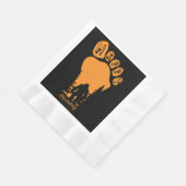Serviette En Papier Happy Big Foot Halloween (Coin)