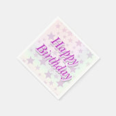 Serviette En Papier Happy Birthday!! (Coin)