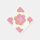Serviette En Papier Happy Birthday Cookie Sprinkle Company (Coin)